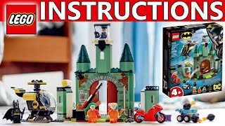 How To Build Lego 76138 Batman And The Joker Escape Lego Dc Instructions