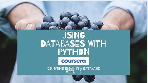 Counting Email in a Database in using database with python  copy code from description #solutionbank