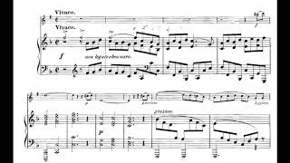 Brahms, Johannes: Clarinet Sonata No.1, Op.120 _ 4th Mov.(piano accompaniment )