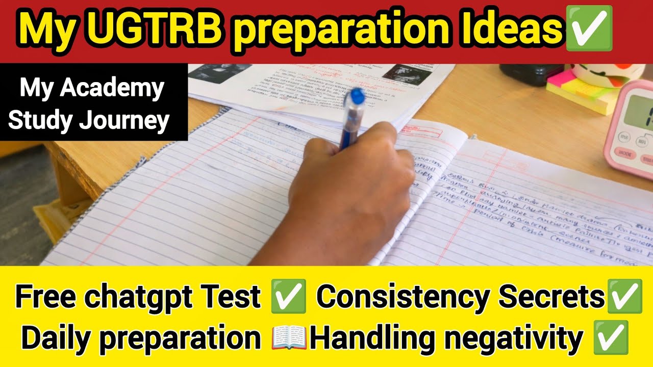 How I Study Daily Without Giving Up | UGTRB Motivation Video