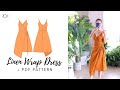 DIY Sewing Linen Wrap Dress + PDF Sewing Pattern | Zoe DIY