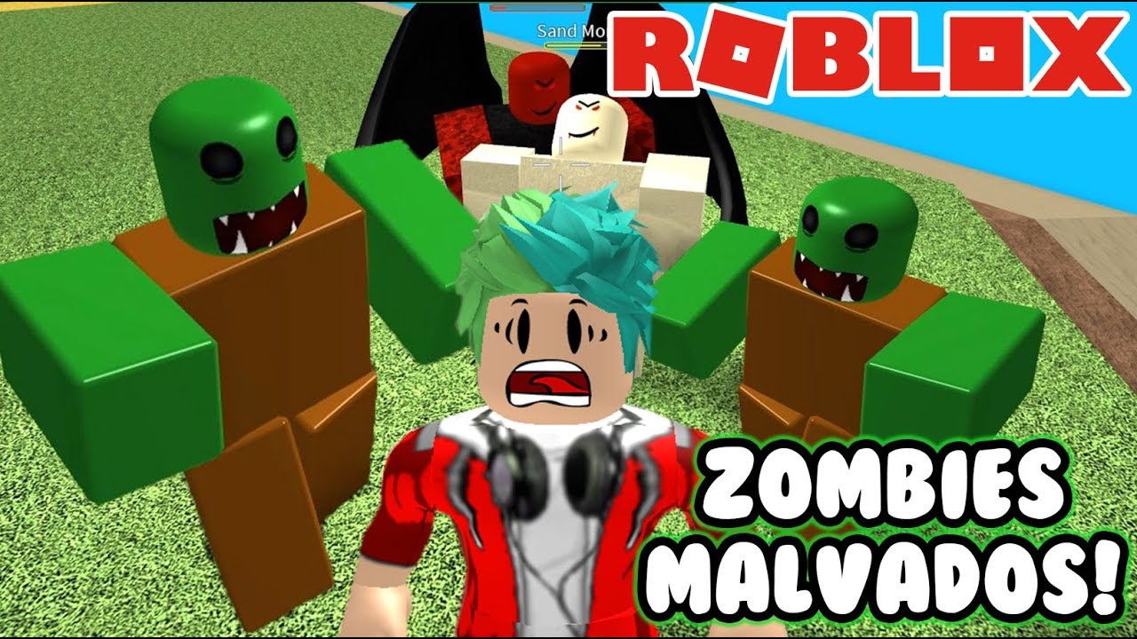 Escapa De Los Zombies Zombie Attack En Roblox Juegos Roblox Gameplay - d zombie face roblox