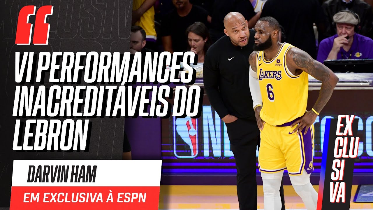 LEBRON JAMES, COPA NBA E MAIS | Entrevista exclusiva com Darvin Ham, técnico dos Lakers