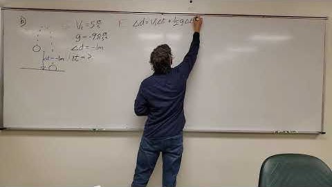 Kinematics Problem that Requires Solving a Quadratic