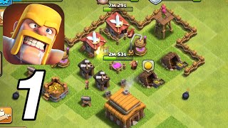 Clash of Clans - Gameplay Walkthrough Part 1 - Tutorial (iOS,Android) screenshot 1