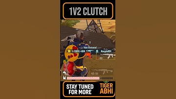 Just Wait… Fastest 1v2 Clutch Ever 💥 BGMI #bgmi #tigerabhi #1v2clutch