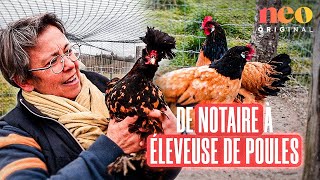 Ancienne notaire, Manuela est devenue éleveuse de poules