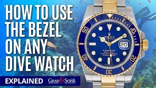 How To Use A Divers Watch Bezel On Any Dive Watch Tutorial