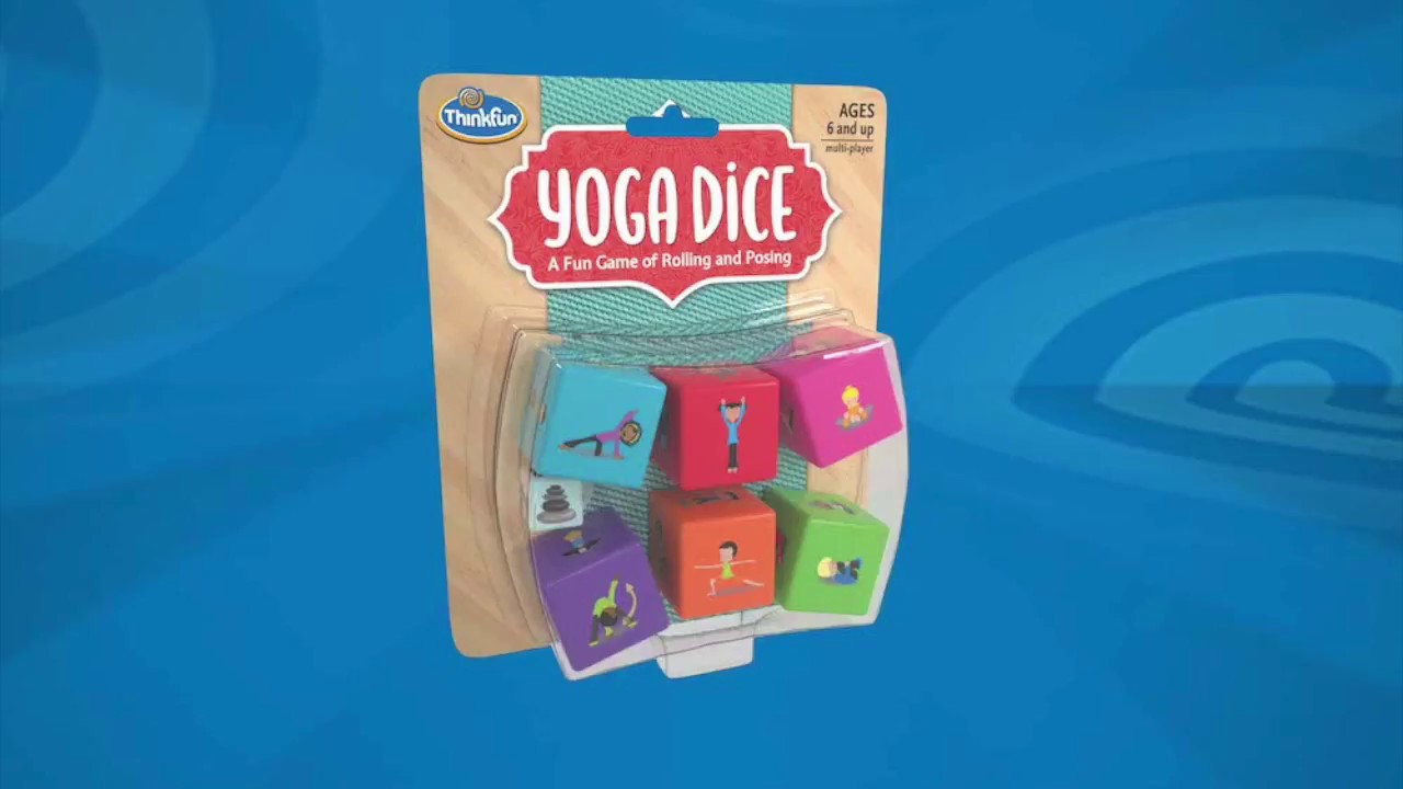 Yoga Dice - a fun family game of rolling and posing