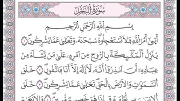 سورة النحل - القارئ العيون الكوشي - ورش عن نافع