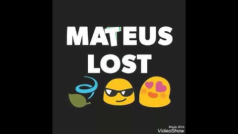 Minha Nova Intro👍😎😍🍂🍃#MateusLost e #FamiliaLost