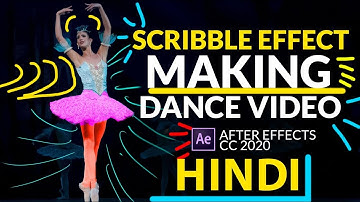 Dance video vfx Glowing Lines | Scribble Effect in After Effects CC 2020 #Fxmandyal #danceVideo #VFX
