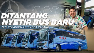GOKIL ... INI BUS ATAU "TANK" ‼️Rilis 4 Unit Bus A.N.S Bus Kebanggaan Warga Sumatera Barat