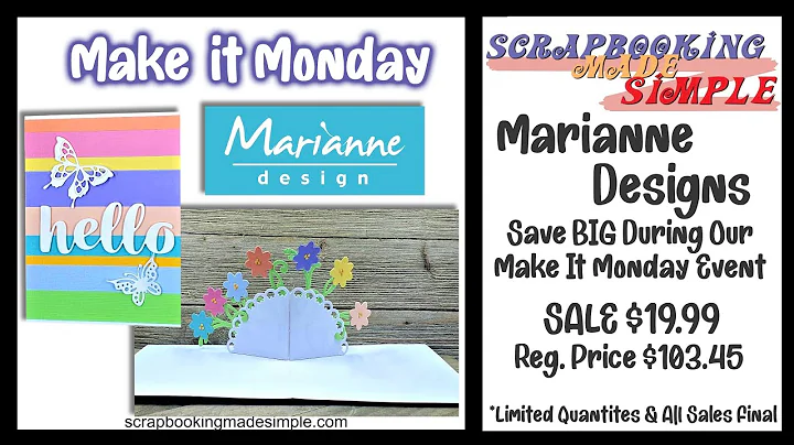 Make It Monday Featuring  Marianne Design.  Exclus...