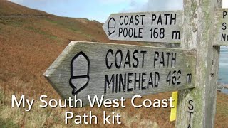 South West Coast Path kit run through