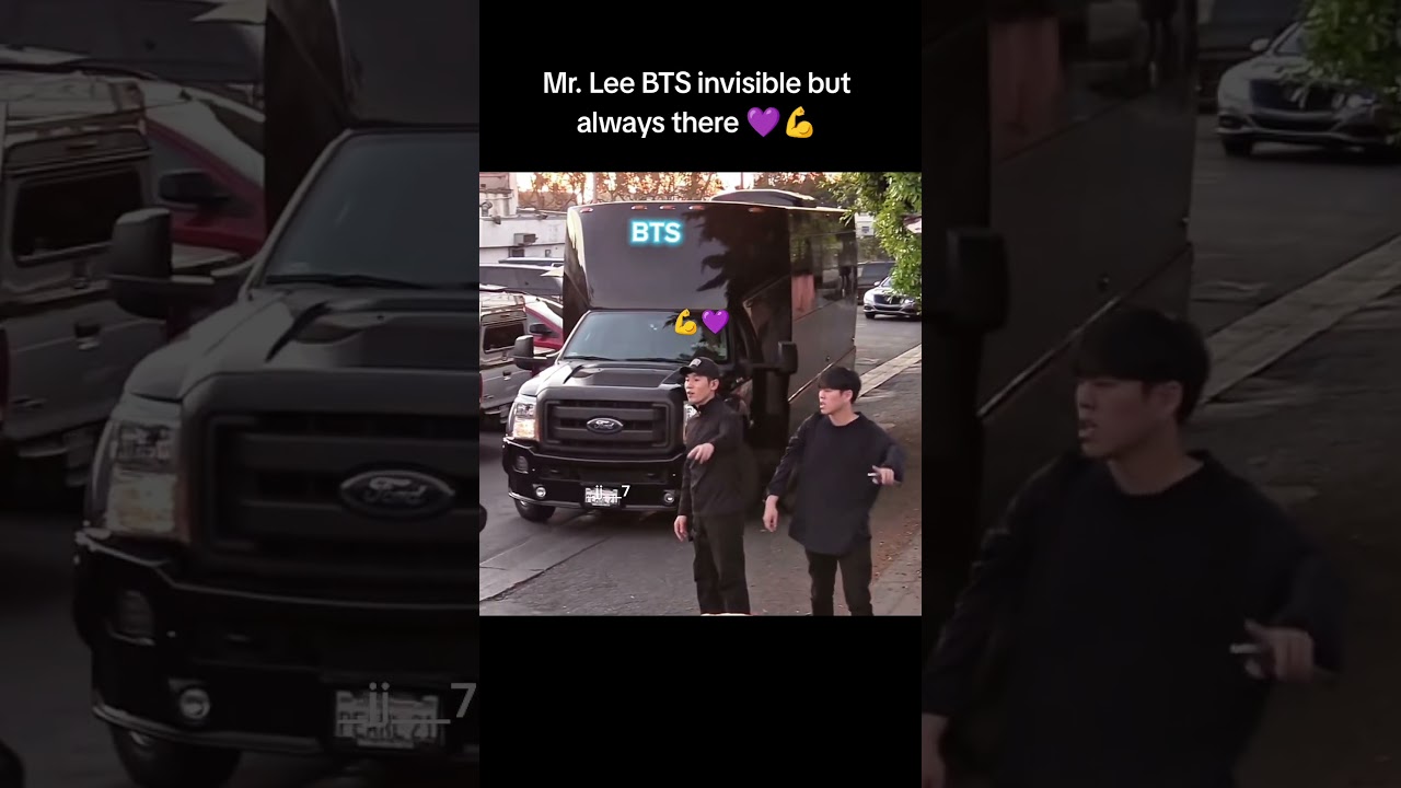 Mr. Lee was always there, watching and protecting 7 💜💪#bts