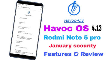 Havoc os Redmi Note 5 Pro | Android 11 | January security update | Features Review 🔥🔥🔥