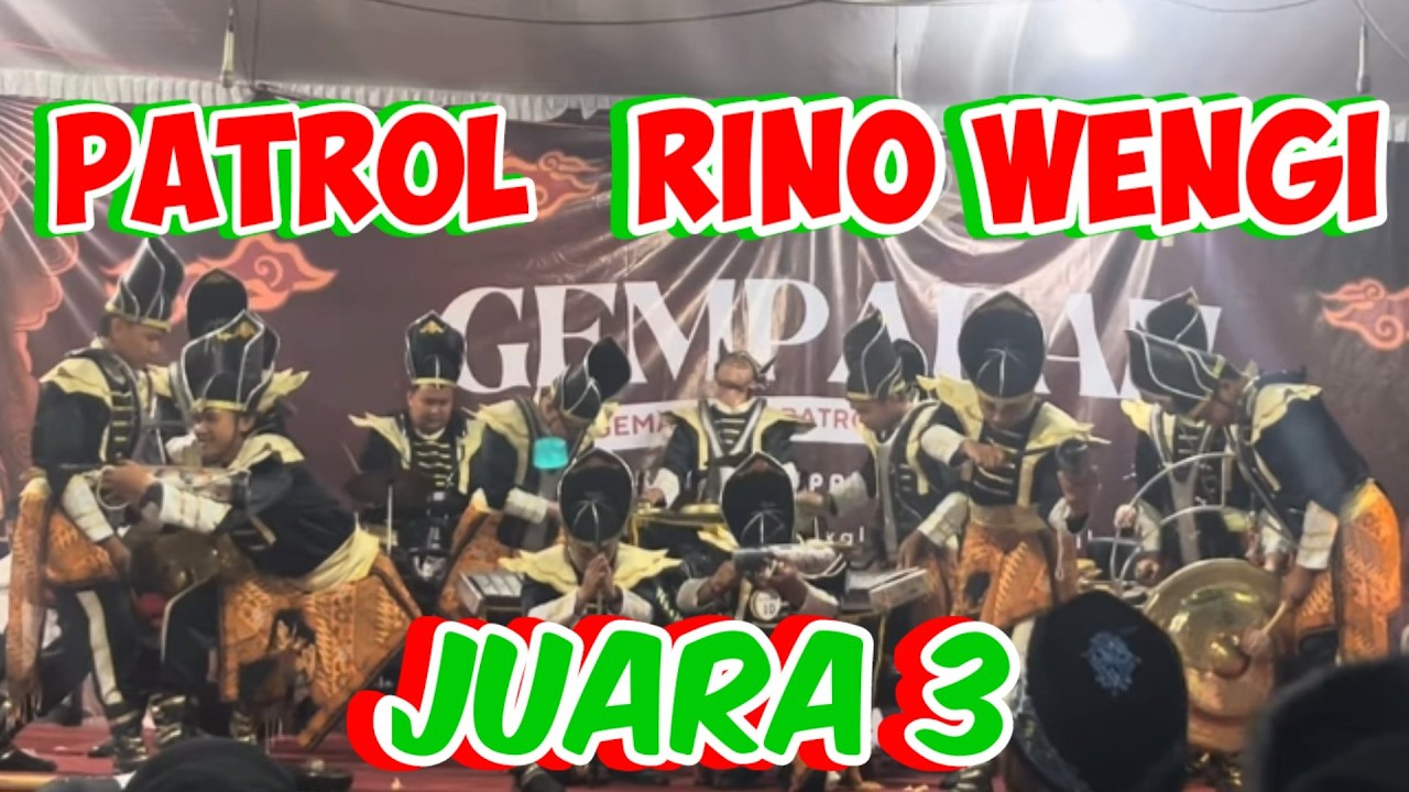 PATROL RINO WENGI JUARA 3 LOMBA DI MASJID ROUDLOTUL MUJTAHIDIN BUNGURASIH SIDOARJO 2026