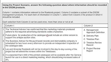 AgilePM v2 Practitioner Practice Paper Q4 Part A
