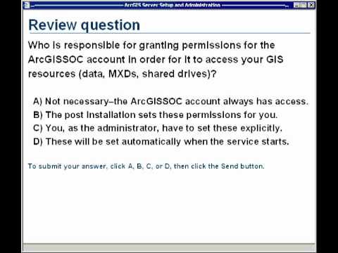 ArcGIS Server Setup and Administration