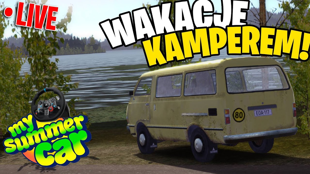 🚐Prawdziwym kamperem na Wakacje! - Hayosiko Camper | #mysummercar # ...