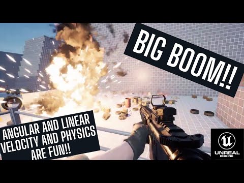 UE4 Prototype : Micro Destruction & Physics Explosion Fields | 4K