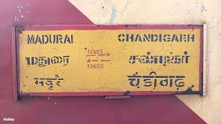 20494 Chandigarh to madurai jn madurai SF Express Skipping at Manchiryal #indianrailways