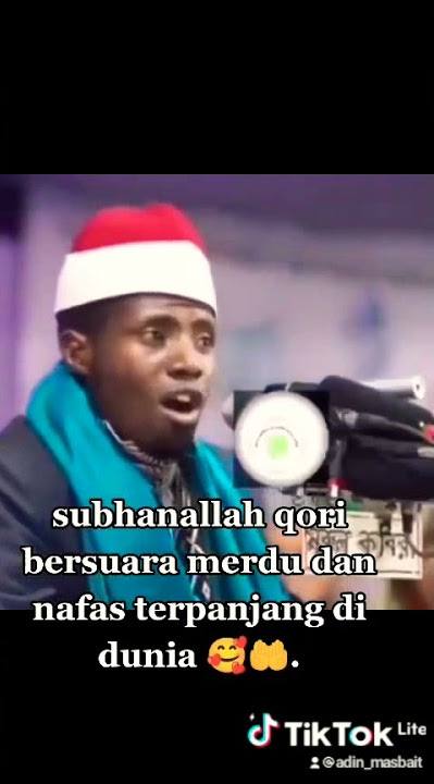 Subhanallah Qori Bersuara Merdu dan Nafas Terpanjang di Dunia.