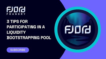 3 Tips for participating in Liquidity Bootstrapping Pool events