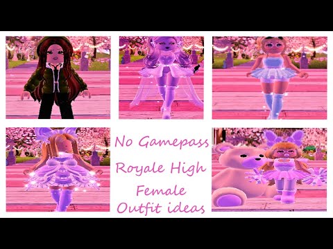 Royale High - No gamepass outfit ideas - YouTube