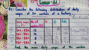 Ch - 13 Ex - 13.1 q - 2 | Class 10 Maths | Chapter 13 | Statistics | Exercise 13.2 | Ncert solution