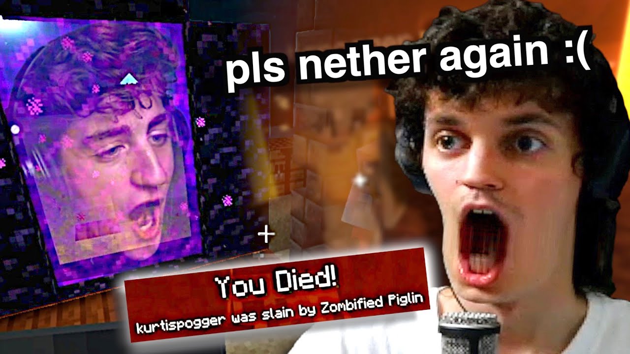 my first trip to the nether