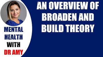 🛑AN OVERVIEW OF BROADEN AND BUILD THEORY  👉 Mental Health
