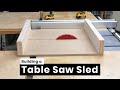 Building a Simple Cross Cut Sled For Your Table Saw