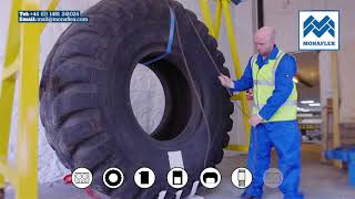 Monaflex Tutorial - Repairing Large Otr Tyres 30.00 Section Widths And Above