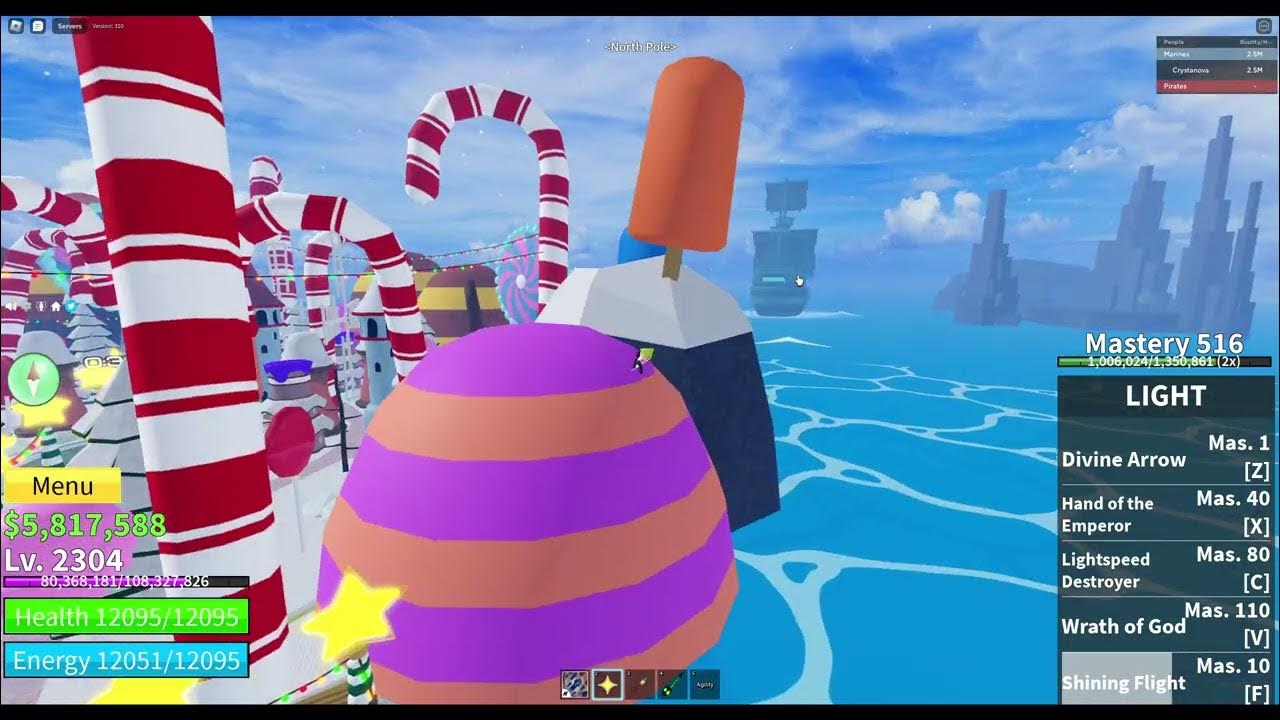 BLOX FRUITS NEW CHRISTMAS EVENT ISLAND LOCATION (second sea) YouTube