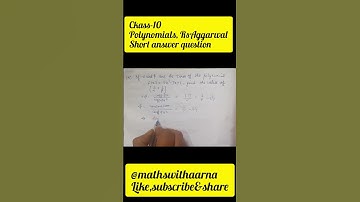 If α and β are the zeros of the polynomial f(x)=5x²-7x+1, find the value of (1/α+1/β).#youtubeshorts