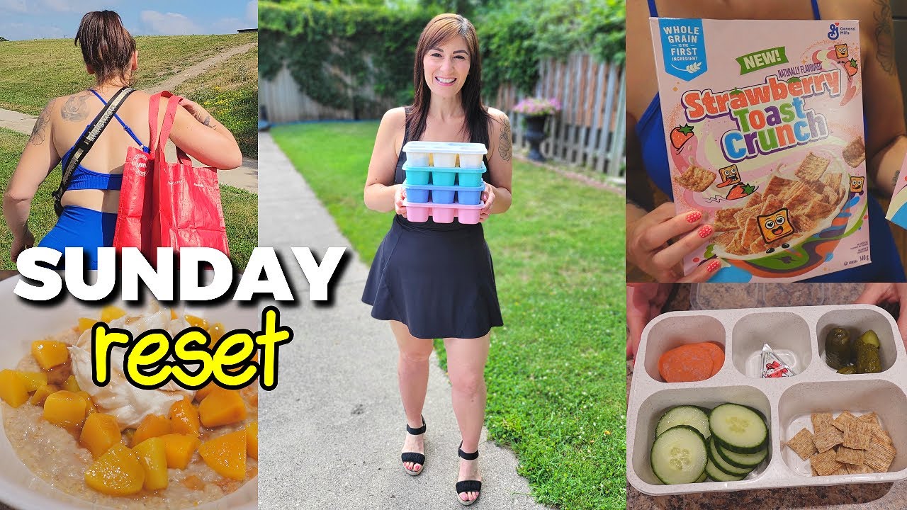 SUNDAY RESET | Weight Loss Meal Prep, High Protein Breakfast, Cardio