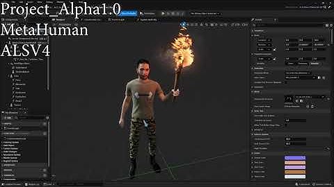 "Project_Alpha1.0" Integration: MetaHuman - ALSV4 - Unreal Engine 5