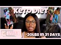 I lost 20lbs in 31 days on the Keto Diet |Amber Sharniece