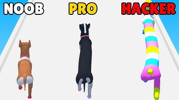 NOOB vs PRO vs HACKER in Sausage Dog