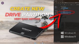 How to Create Drive Partition in Windows 10 &amp; Windows 11 | (Very Easy Tutorial) Without Data Loss