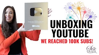 First 100K Subscribers! Unboxing Youtube Play Button