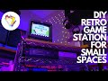 Retro Gaming In Small Spaces! | How I Built a Moving Retro Gaming Station for Easy Playing!