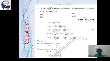 18EC2005 1711 L60 GATE problems on DTFT