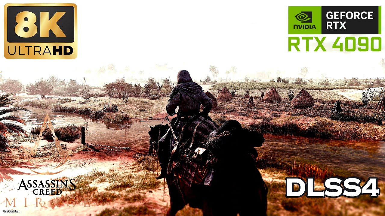Assassin's Creed Mirage My Cinematic Vision with Reshade DLSS4 RTX 4090 Max Settings Ultra Modded