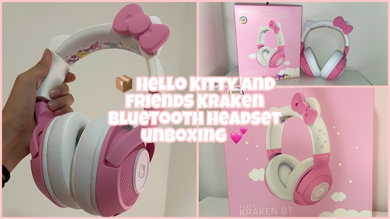 RAZER KRAKEN BT HELLO KITTY AND FRIENDS EDITION UNBOXING