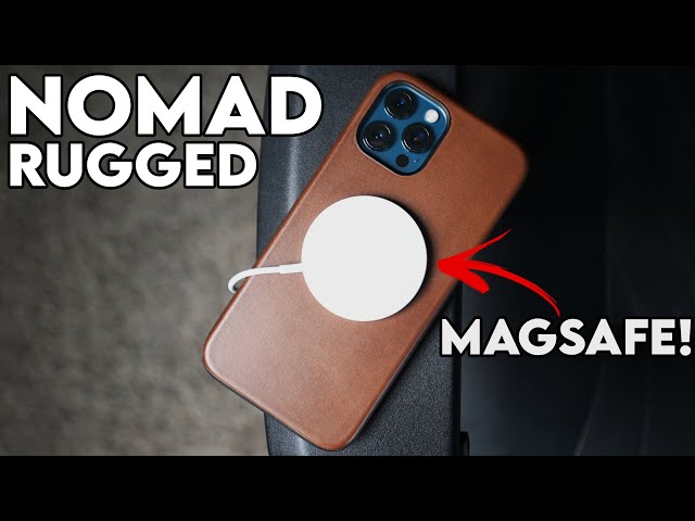 Nomad Rugged Leather Case iPhone 12 Pro Max Black