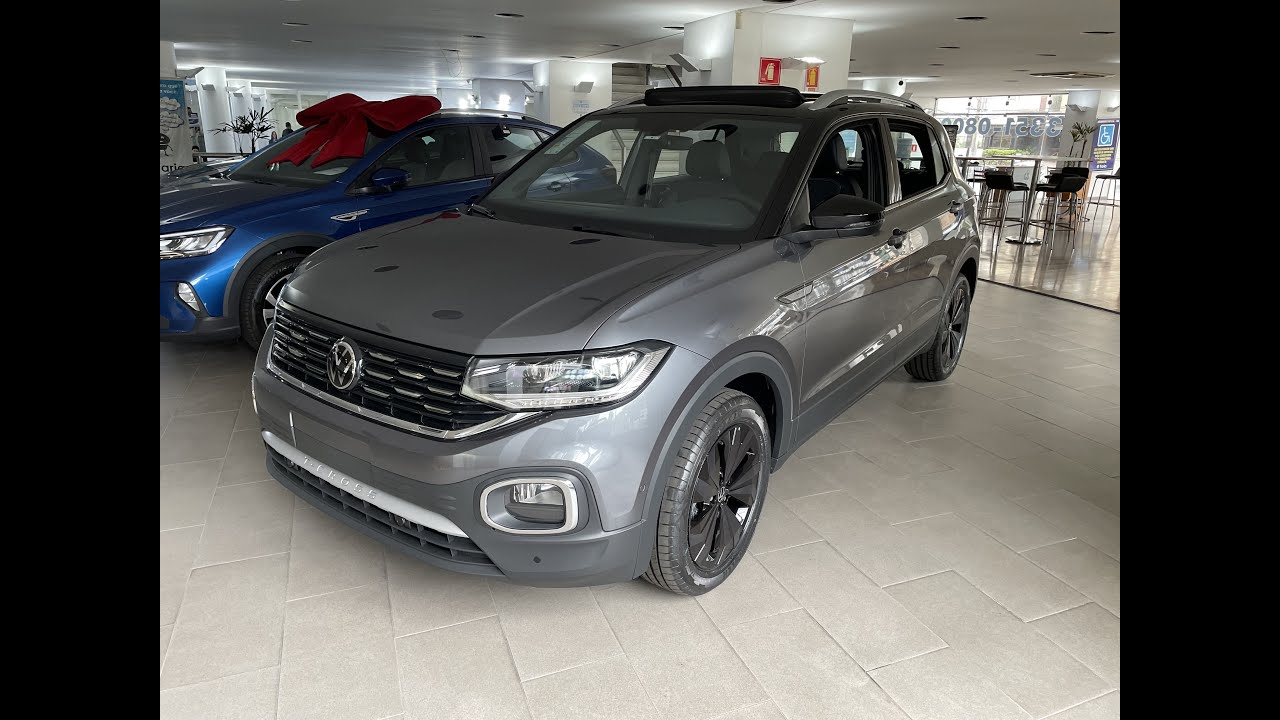 T CROSS HIGHLINE 2024 CINZA PLATINUM PACOTE BLACK - YouTube