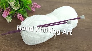 Super Easy Knitting Pattern for Scarf, Beanie, Baby Blanket, Vest ✅️ #knitting #crochet.
